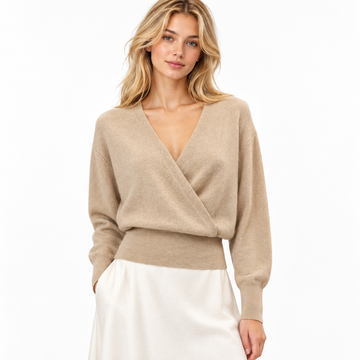 1234 Cashmere  deep V-neck Sweater