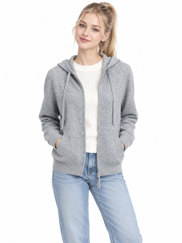Cashmere Hoodie Cardigan ZHF-267