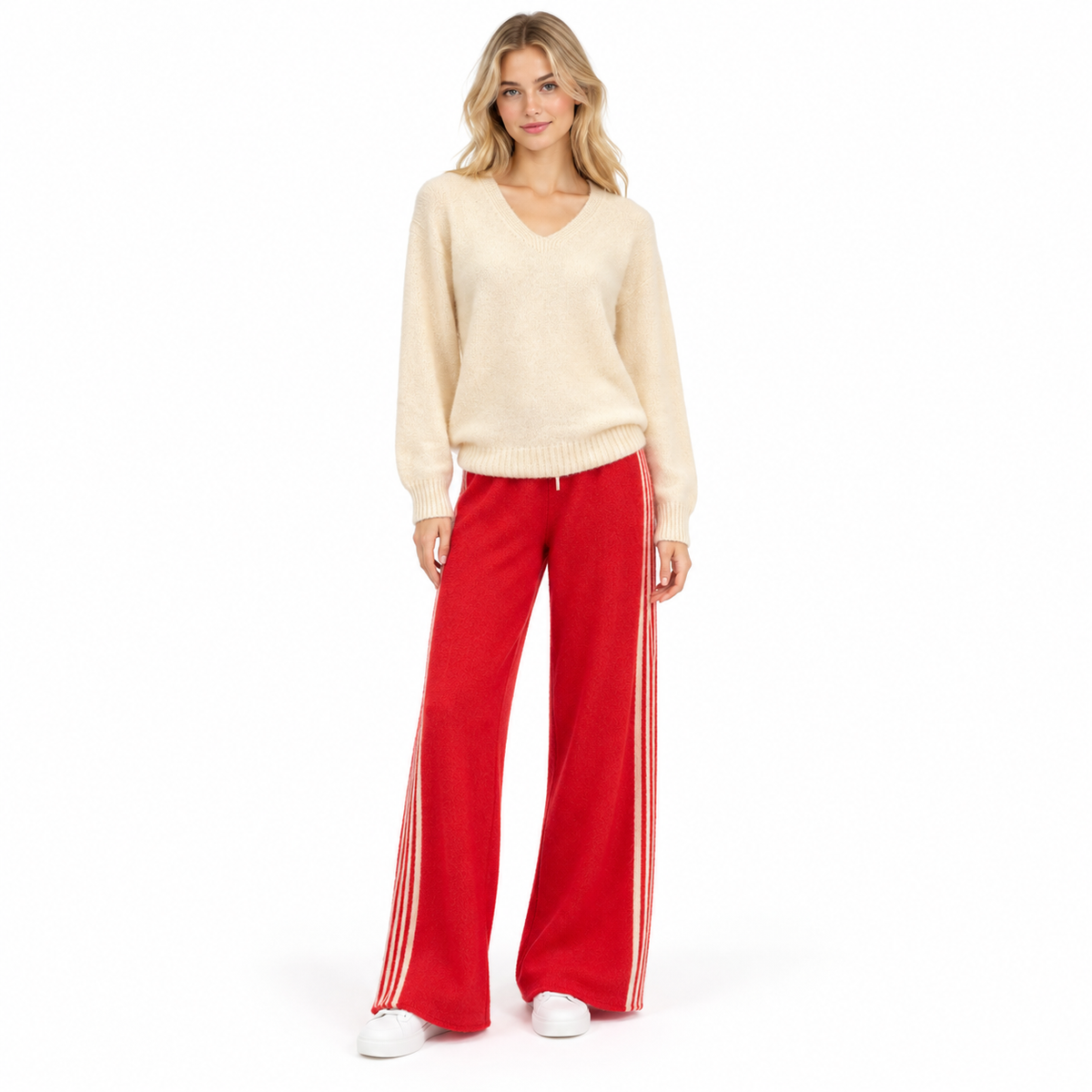 Possum Merino Straight-Leg Trousers 1259#