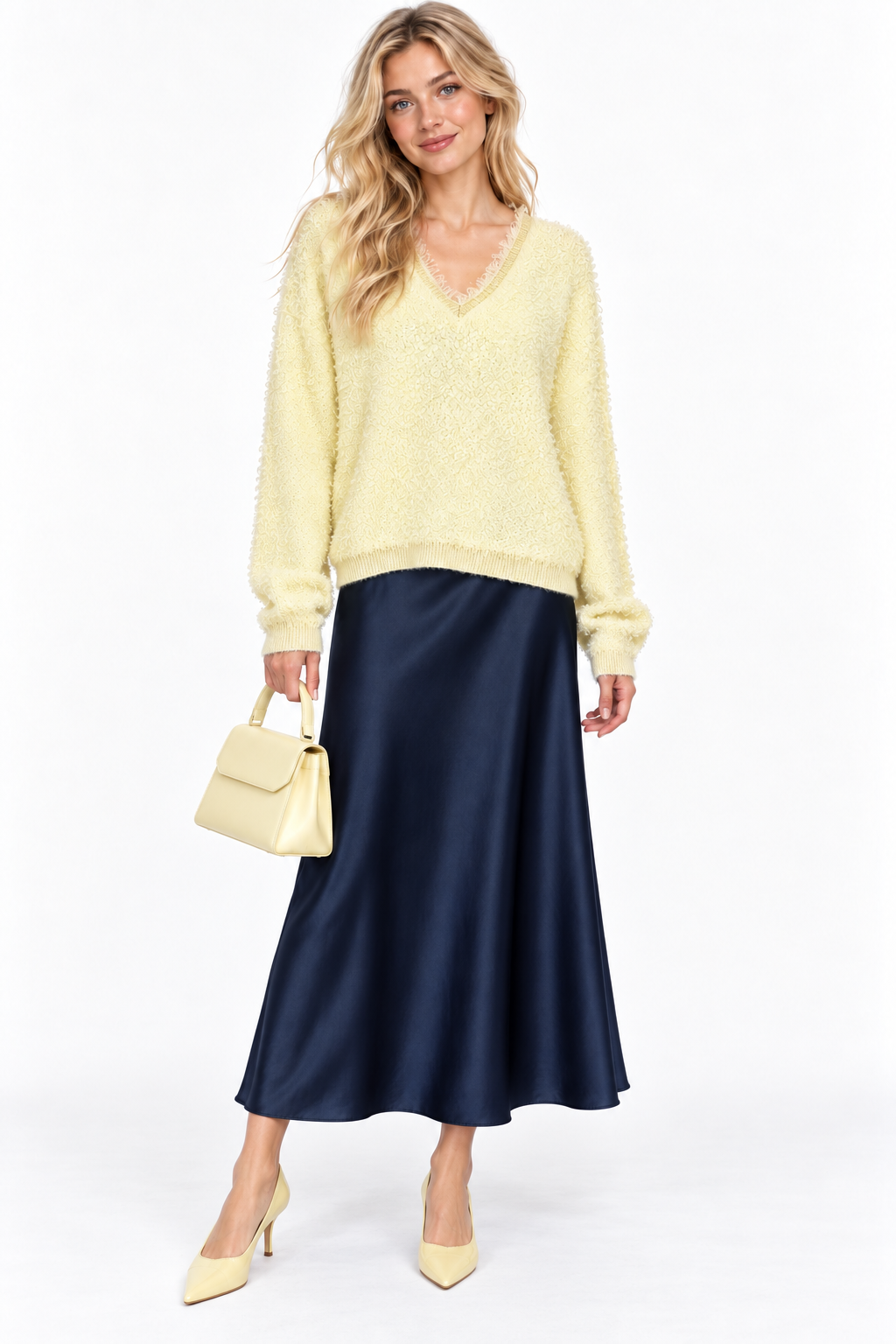 Cashmere V Neck Jersey 1210865#