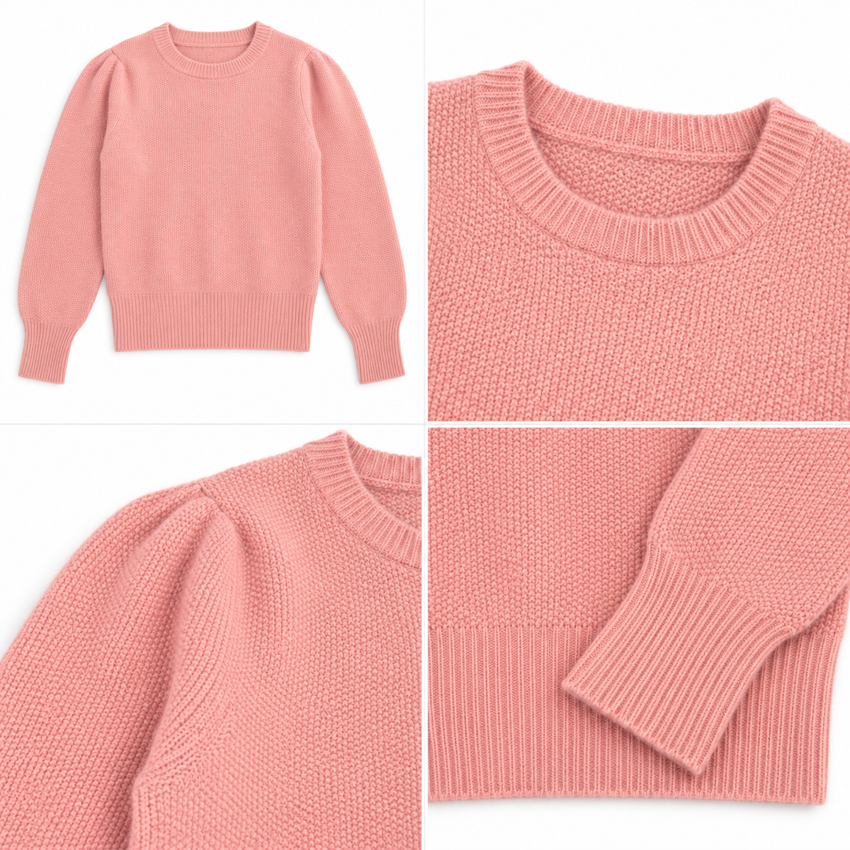 Possum Merino Camille Textured Knit Sweater 1061#