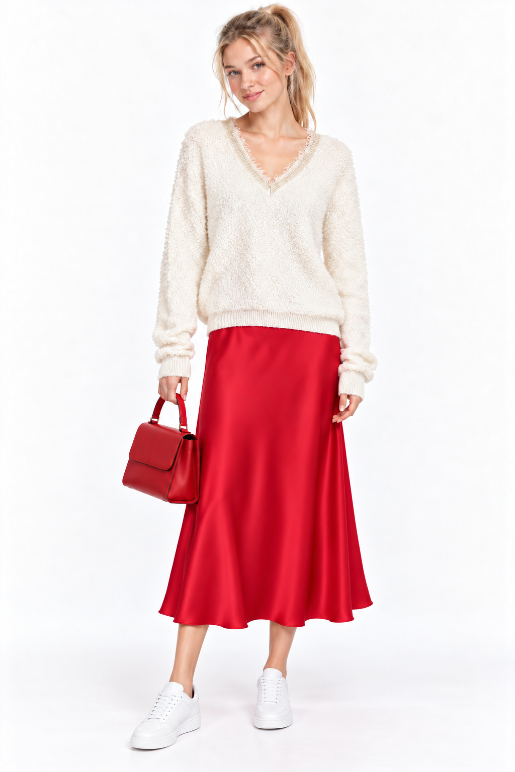 Cashmere V Neck Jersey 1210865#