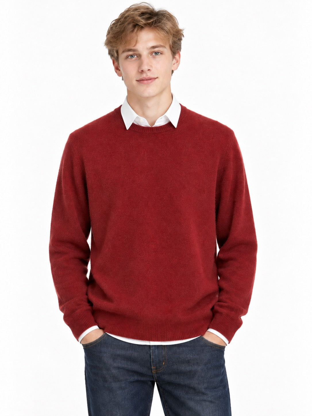 Possum Merino  Crew Neck Sweater 1586#