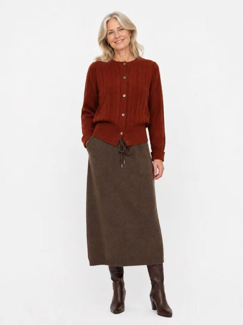 Possum Merino  Pocket Skirt 1199#