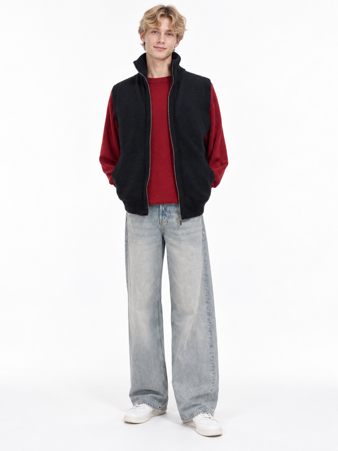 Possum Merino  Crew Neck Sweater 1586#