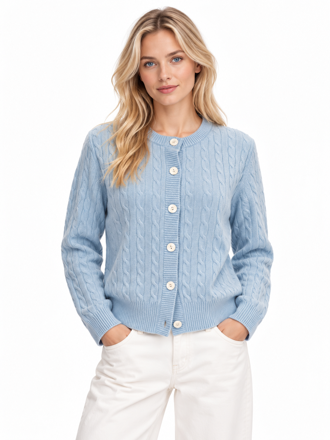 Cashmere Cable Cardigan 1211422C#
