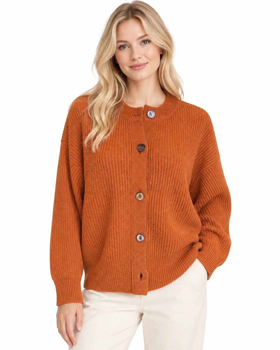 ZHF-005#  Cashmere Cardigan
